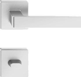 Metal Bud Håndtak Ergo Silver Square WC Skilt Italian Line