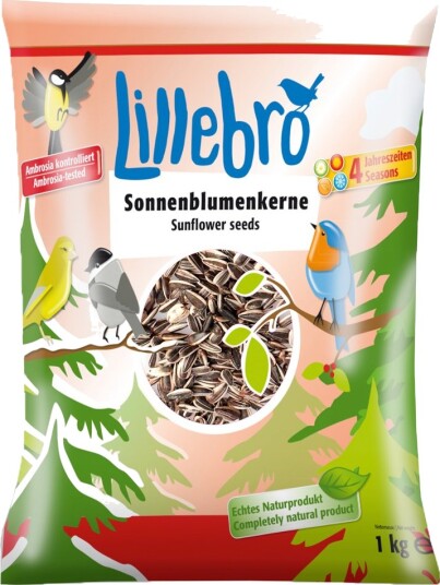 Lillebro Solsikkefrø 3 X 1 kg
