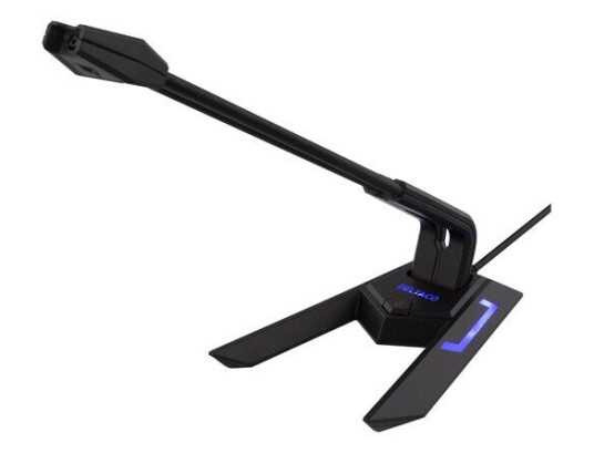 Deltaco MF-104 USB Bordmikrofon med Omnidirectional Karakteristikk Svart