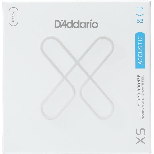 D'Addario Xsabr1253-3p Xs Bronze (012-053) 3-Pakning