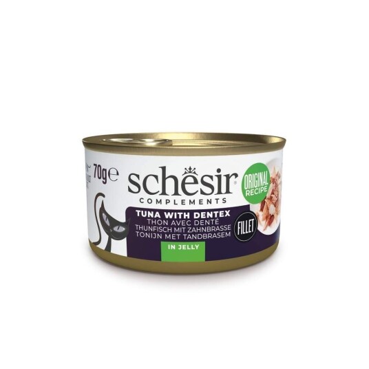 Schesir Complements Tunfisk Og Dentex I Gele 70G