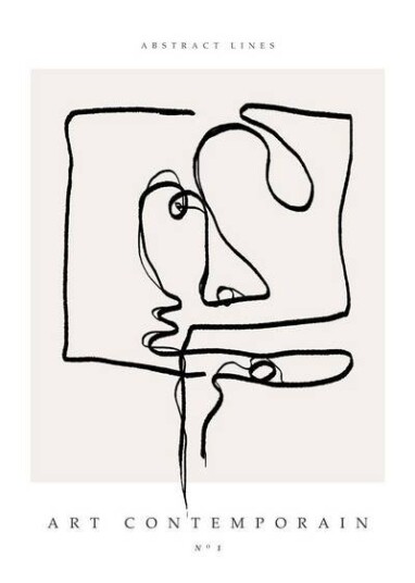Malerifabrikken Poster Art Contemporain 1 1642220-01-136 Malerifabrikken Poster Art Contemporain 1 1642220-01-136