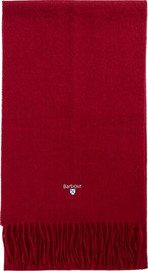 Barbour Barbour Plain Lambswool Scarf - BIKING RED - One Size