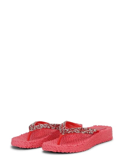 Ilse Jacobsen Flip Flops On Platform Sole Coral 38