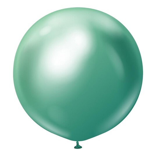 Ballongkungen AB Lateksballonger Professional Superstore Green Chrome - 2-pakning