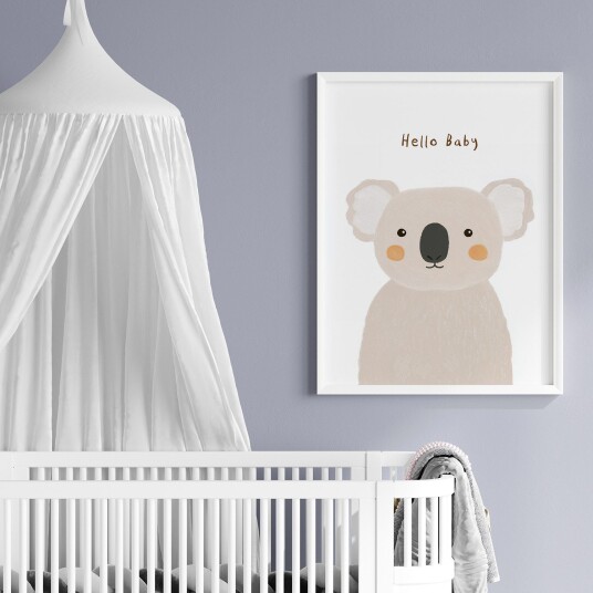 Plakat Hei Baby Koala Plakat Hei Baby Koala