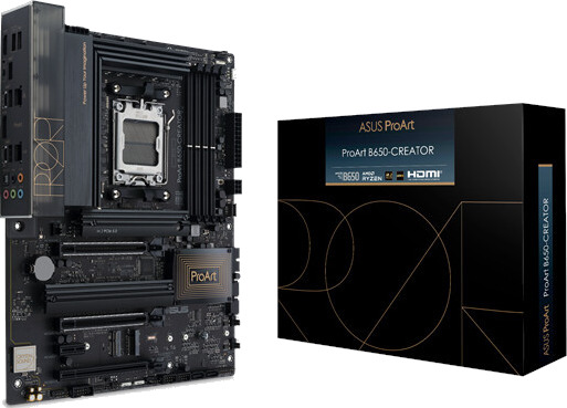 ASUS ProArt B650-CREATOR Hovedkort - AMD B650 - AMD AM5 socket - DDR5 RAM - ATX