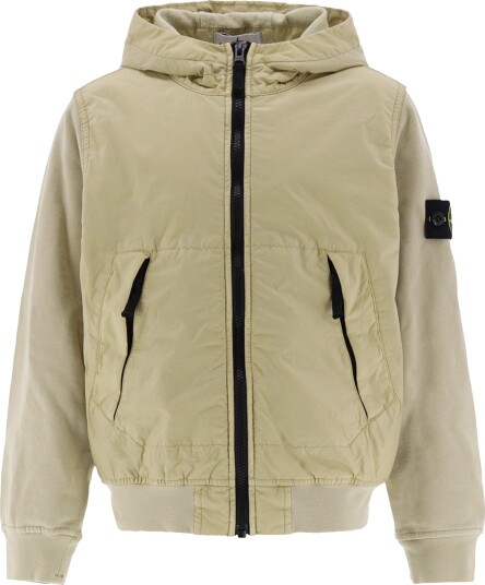 Stone Island Jakke Sand Stone Island 10 år (140) Overgangsjakke Beige