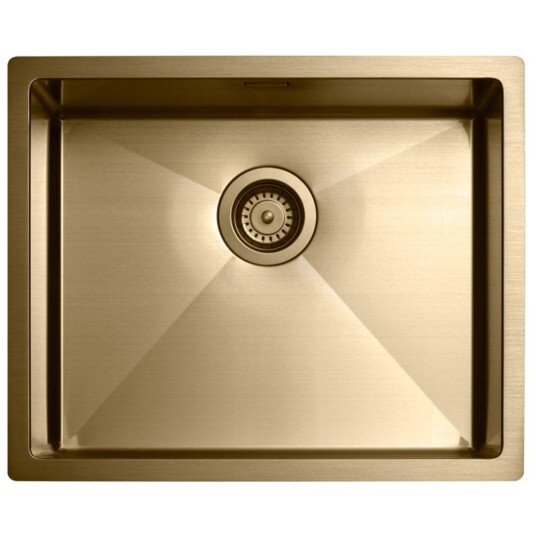 Tapwell Ta5040 PVD Kjøkkenvask B55xd45cm Messing (TA-9420299)