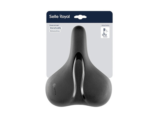 Selle Royale Rio Relaxed Unitech Sykkelsete - Svart