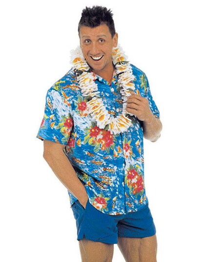 Hawaii Skjorte Blå Hawaii Skjorte Blå
