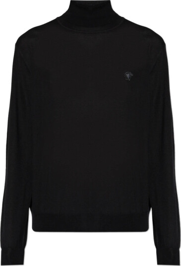 Versace Herre Strikkevarer Svart L,