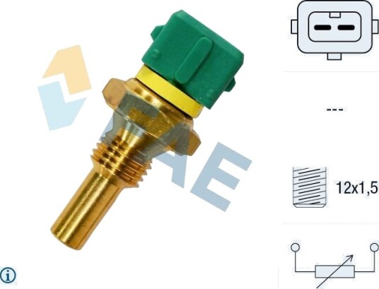 FAE 33120 Sensor, sylindertopp temperatur
