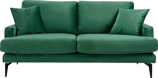 Andary 2 seters Sofa Grønn/Svart