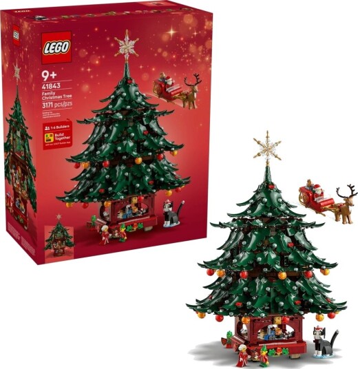 Lego Dekorativt juletresett for familien 41843