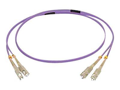 C2G 10m SC/SC OM4 LSZH Fibre Patch - Purple - koblingskabel - 10 m - purpur