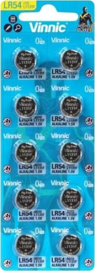 Vinnic Mini alkaliske batterier L1131F Vinnic 10 stk.