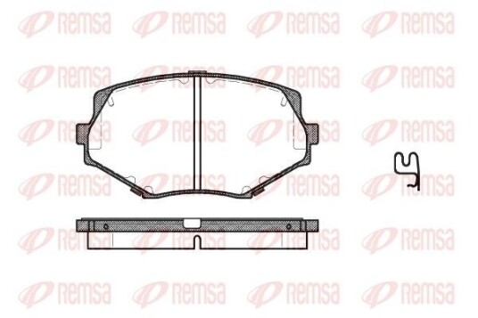 Bremseklosser REMSA 0478.02