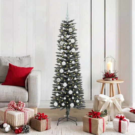  Kunstig juletre grønn 43 x 43 x 150 cm PVC og plast og stål