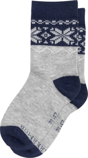 Gridarmor Juniors' Heritage Merino Socks 2p Lt. Grey/Dk Navy/White 33-36 Gridarmor Juniors' Heritage Merino Socks 2p Lt. Grey/Dk Navy/White 33-36
