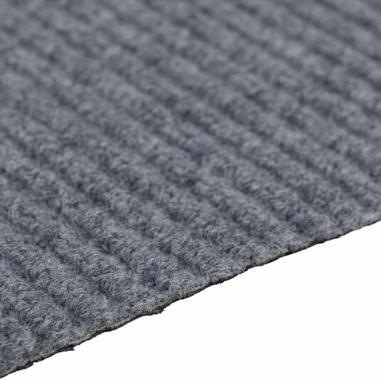 Teppeløper Lysegrå 100 x 250 cm stoff