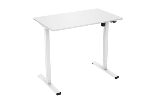 Skrivebord Shabus 120x60 cm Heve og Senkbart Hvit