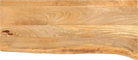 Bordplate 80x40x3,8 cm naturlig kant heltre mango