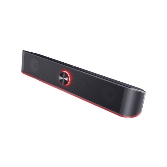 Trust GXT 619 Thorne 12W Lydplanke med RGB-lys - Sort