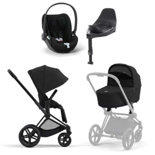 Cybex Barnevogn Platinum Line Priam inkl. Cloud T & Base T Sepia Black/Matt Black Cybex Barnevogn Platinum Line Priam inkl. Cloud T & Base T Sepia Black/Matt Black