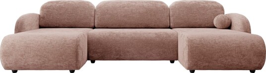 Carve Sovesofa Dobbel Divan 3 Seter Rosa