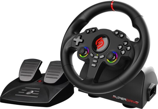 Subsonic Superdrive 220 RS Ratt + Pedaler PC PS4 Xbox One Xbox Series S/X Nintendo Switch/Switch 2 SA5720 1