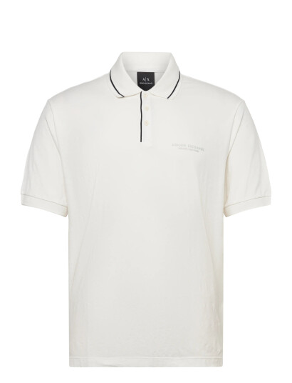 Armani Exchange Polo Shirt - Cream - XS