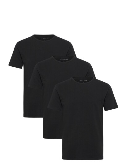 Tommy Hilfiger Stretch Cn Tee Ss 3Pack   Black   XXL