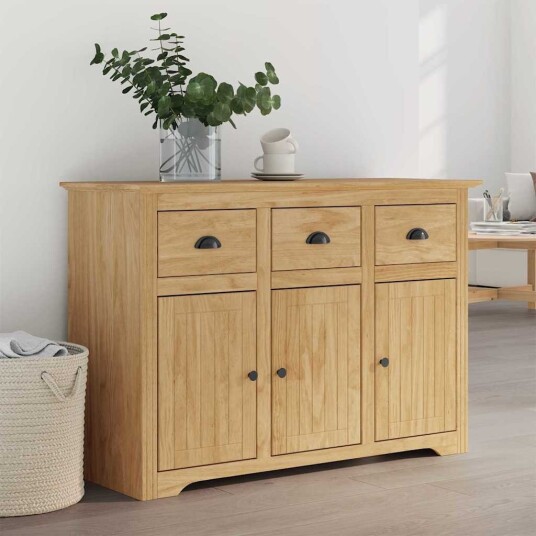  Serviesskap BODO Honning brun 115,5 x 44 x 80 cm Konstruert tre