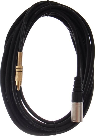 HiEnd RCA-Til-XLR(Hann)-Kabel 6 m