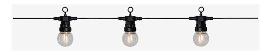 Star TradingLysslynge Small Circus Filament 20 LED pærerSvartLysslyngerFra Homeroom