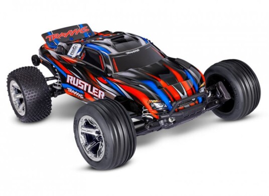 Traxxas 37354-4 Rustler 2WD 1/10 RTR TQ BL-2s HD Red Traxxas 37354-4 Rustler 2WD 1/10 RTR TQ BL-2s HD Red
