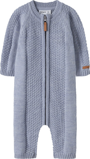 Name It NBMWrilla Wool Ls Knit Suit Blue 86