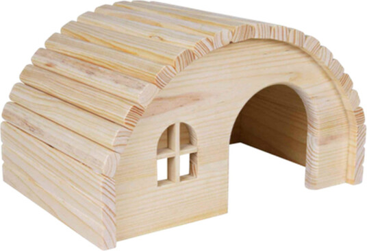 Trehus For Marsvin I Brun 29 X17 X20 cm Trehus For Marsvin I Brun 29 X17 X20 cm