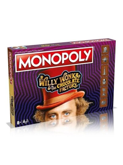 Winning Moves Monopoly Willy Wonka and the Chocolate Factory English