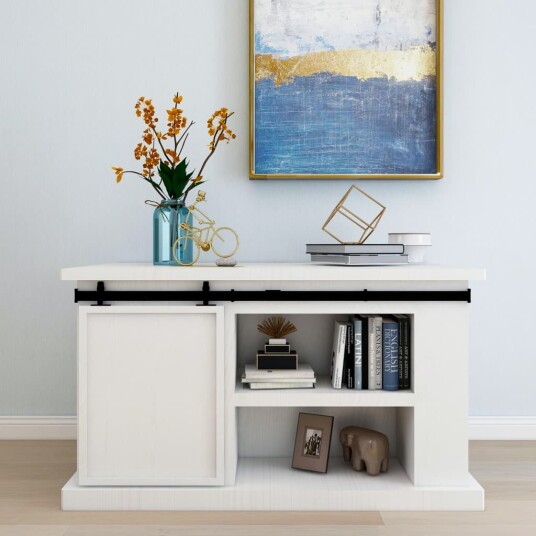 Mini skyvedørsett karbonstål 122 cm Mini skyvedørsett karbonstål 122 cm