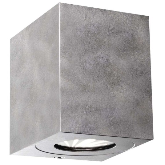 NORDLUX CANTO MAXI KUBI 2 VEGGLAMPE GALVANISERT NORDLUX CANTO MAXI KUBI 2 VEGGLAMPE GALVANISERT