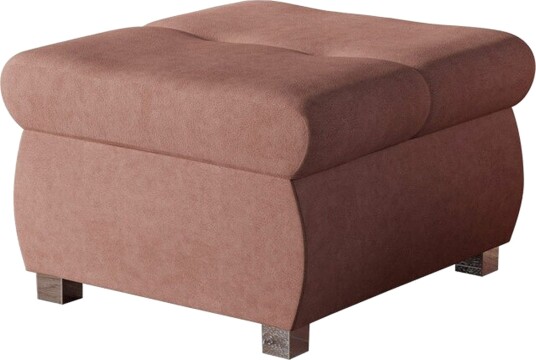 Cerys Fotpall 60 cm - Rosa