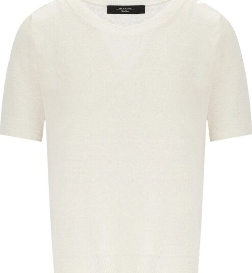 Weekend Max Mara Dame Strikkevarer Hvit M, Weekend Max Mara Dame Strikkevarer Hvit M,