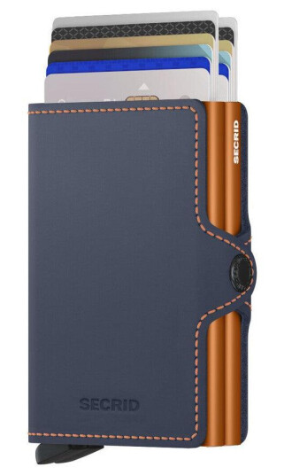 Secrid Twinwallet Night Blue & Orange