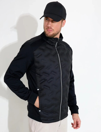Abacus Mens Portrush Hybrid Jacket - Black - S Abacus Mens Portrush Hybrid Jacket - Black - S