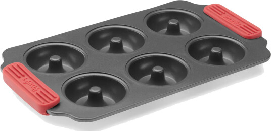 Lékué Lékué non stick donutsform 6 stk Rød