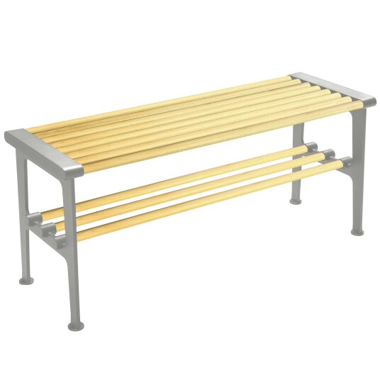 Essem Design Nostalgi Benk 100 cm Bjørk / Aluminium
