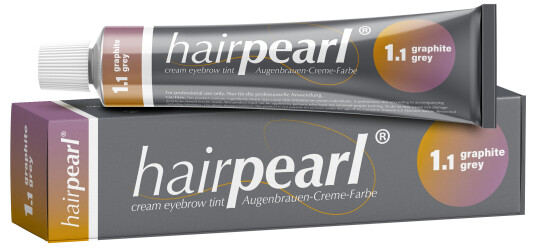 HairPearl Cream Eyelash & Eyebrow Tint No.1.1 Graphite Grey
