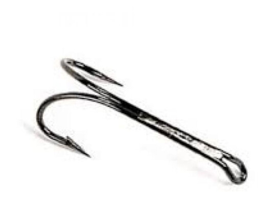 MUSTAD Black Nickel Dobbelkrok 6 - 6 - 6 MUSTAD Black Nickel Dobbelkrok 6 - 6 - 6